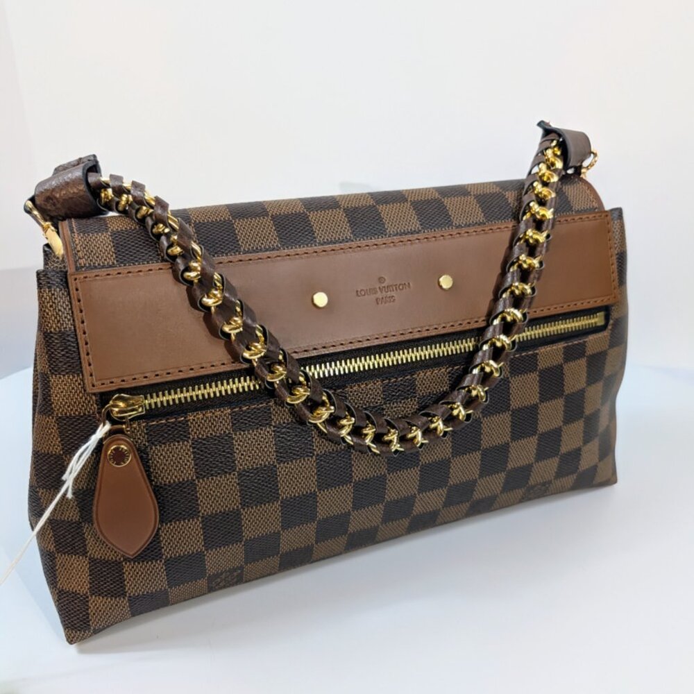 Louis Vuitton Brown Damier Ebene Canvas Pallas Clutch - Picture 12 of 16